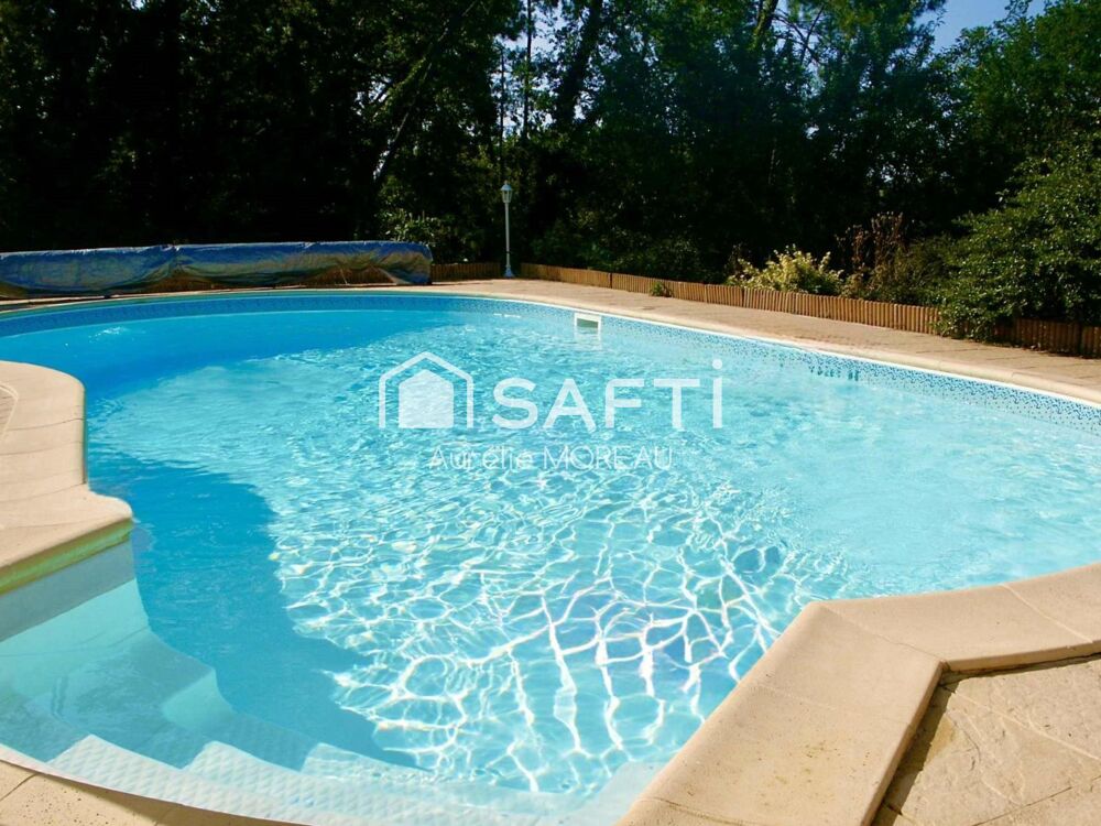 Maison plain-pied 3ch grand jardin piscine