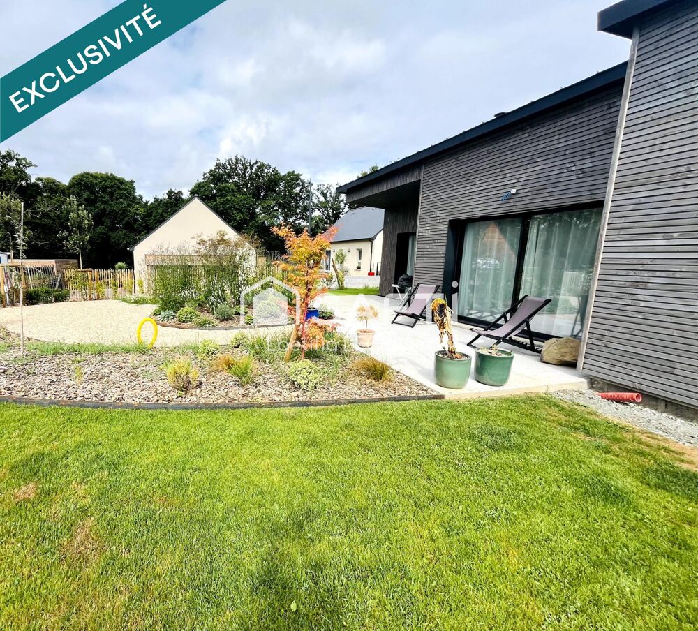 Maison avec une vie de plain -pied au coeur Pédernec (Côtes- d'Armor) entre Lannion et Guingamp