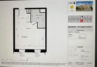  Appartement à vendre 1 pièce 29 m²