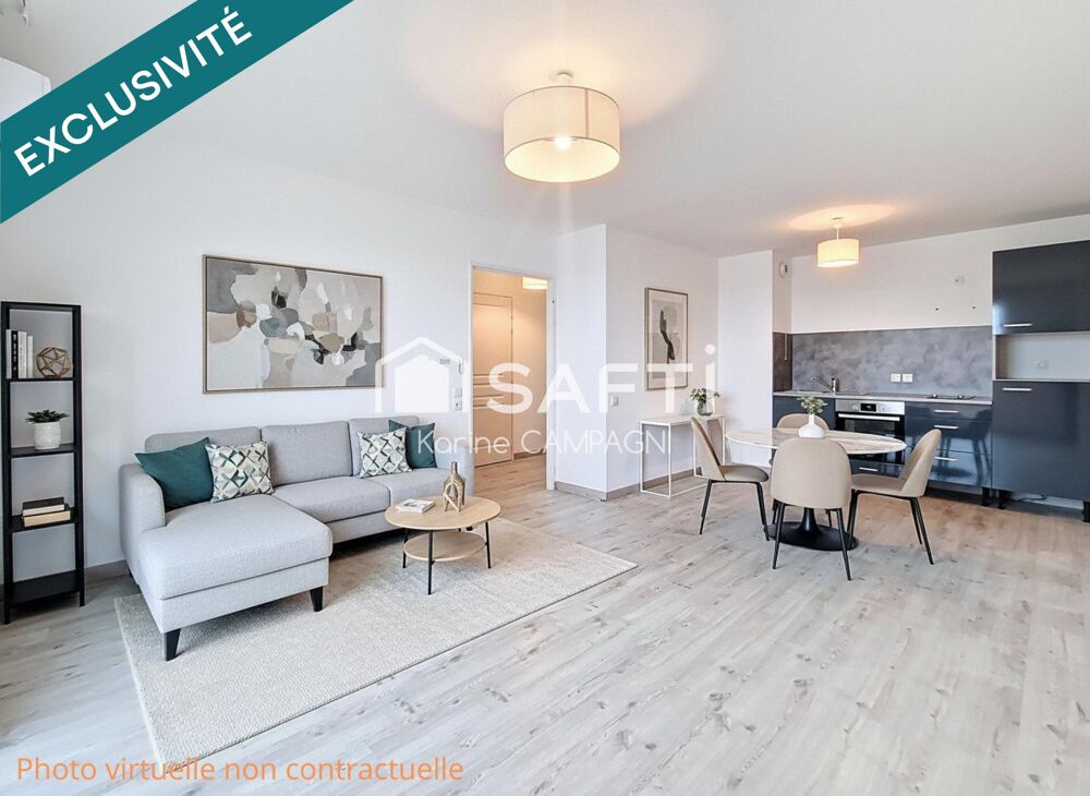 Vente Appartement T2 de 52m²+ parking+balcon à Cavaillon Cavaillon