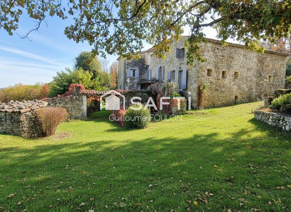Vente Maison Domaine  – Ancienne ferme en pierre rénovée avec soin et pensé pour le confort du quotidien. L'installation moderne est assuré p Simiane-la-rotonde
