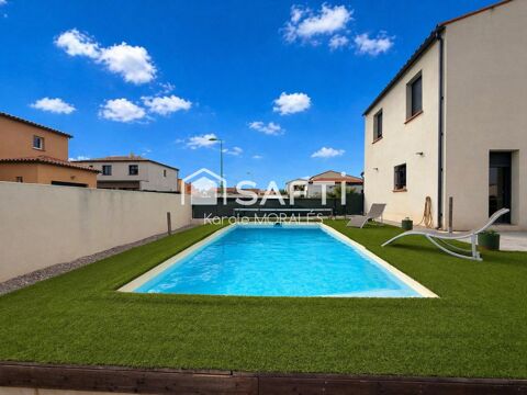   PALAU DEL VIDRE (66), BELLE VILLA, 4 FACES, STATIONNEMENT, PISCINE, APPARTEMENT T2 Maison - 5 pi�ce(s) - 140 m�