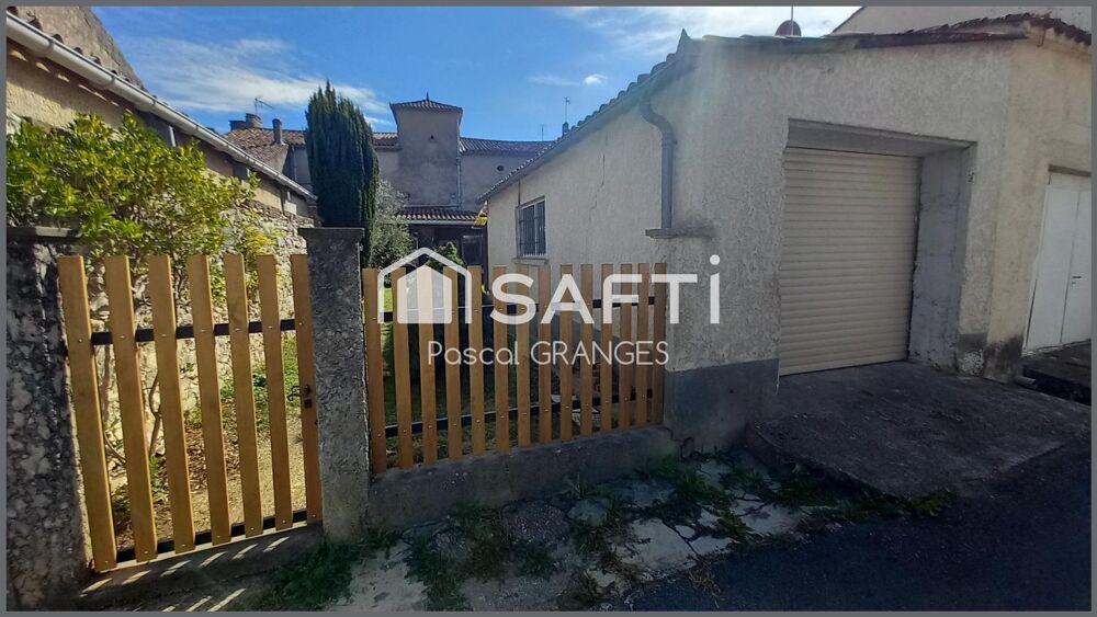 Maison en pierre 130m2, 3 chambres, jardin, garage