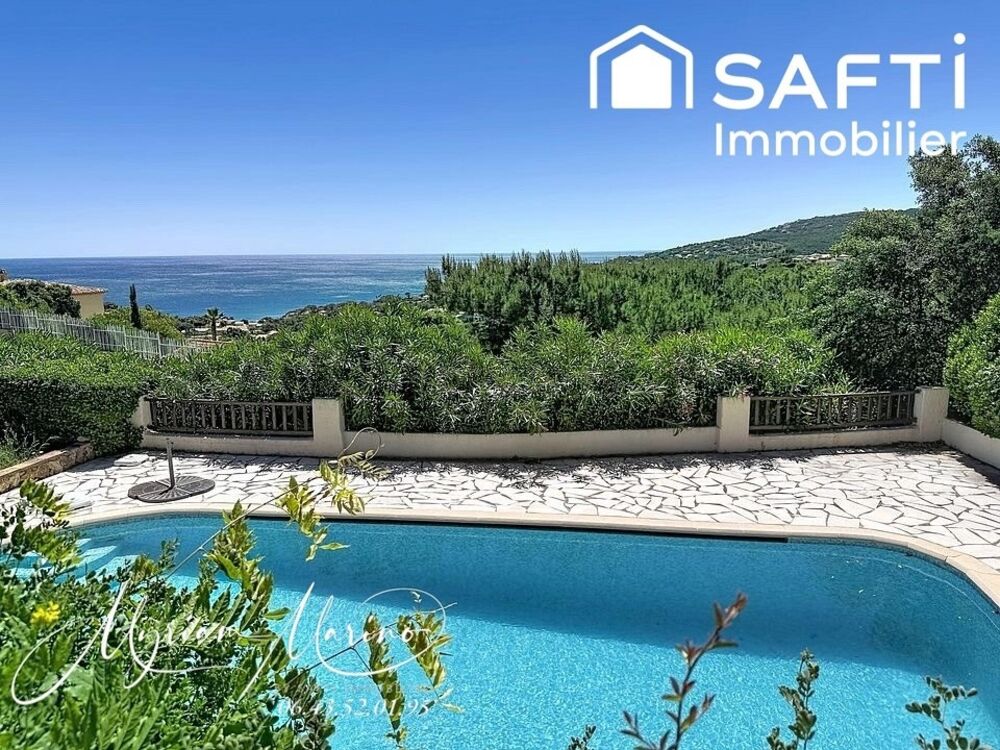 Vue mer - Villa 5 chambres, piscine et terrain de 1200m - Les Issambres