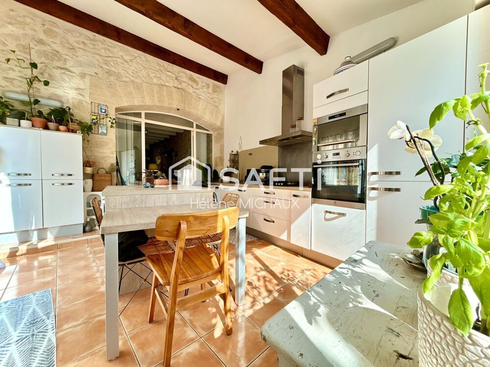 Vente Maison Corps de ferme en pierre avec 4000m2 de terrain Valliguieres