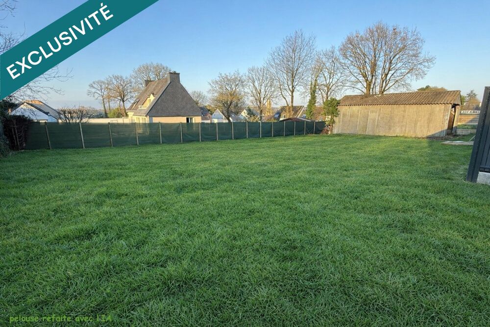 Vente Terrain TERRAIN CONSTRUCTIBLE VIABILISE DE 623 M2 + HANGAR Saint-jean-brevelay