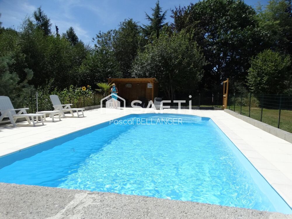 Rare à la vente : propriété avec gîte indépendant, piscine et vue montagne  Teilhet