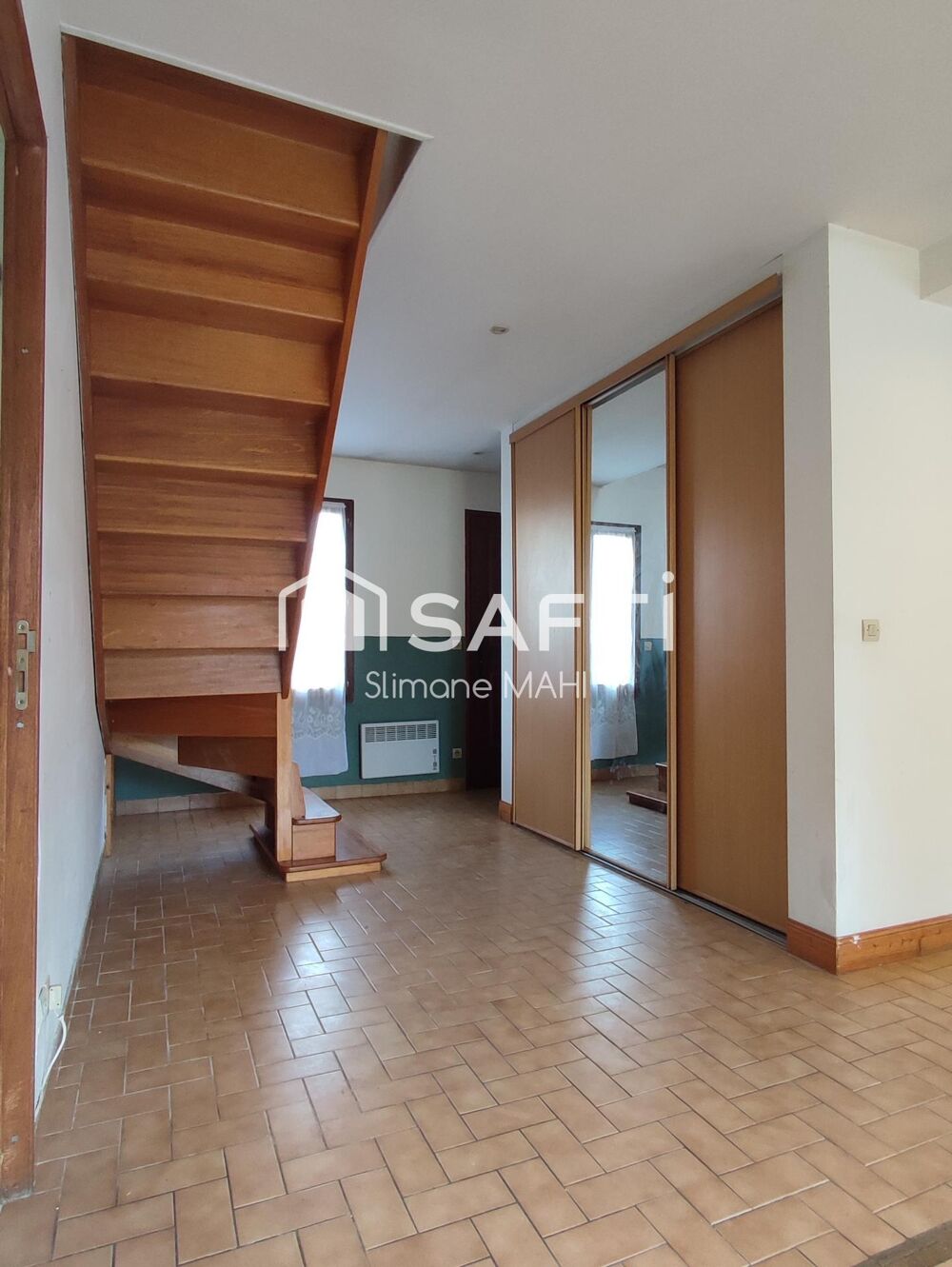Maison de 90m2, 3 chambres, garage, sur un terrain de 292m2