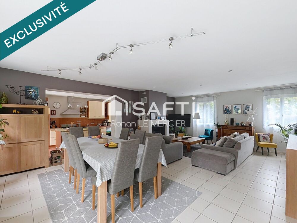 Vente Maison Maison familiale, vie de plain-pied et jardin sans vis-à-vis Surzur