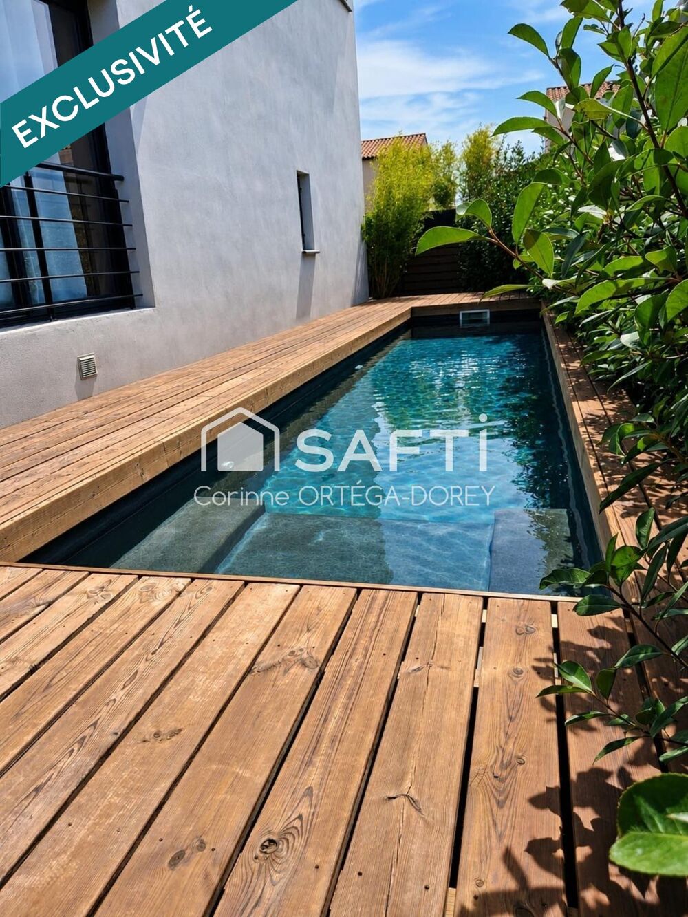 Vente Maison Villa contemporaine 4 Chambres, espace détente, garage et Piscine Vauvert