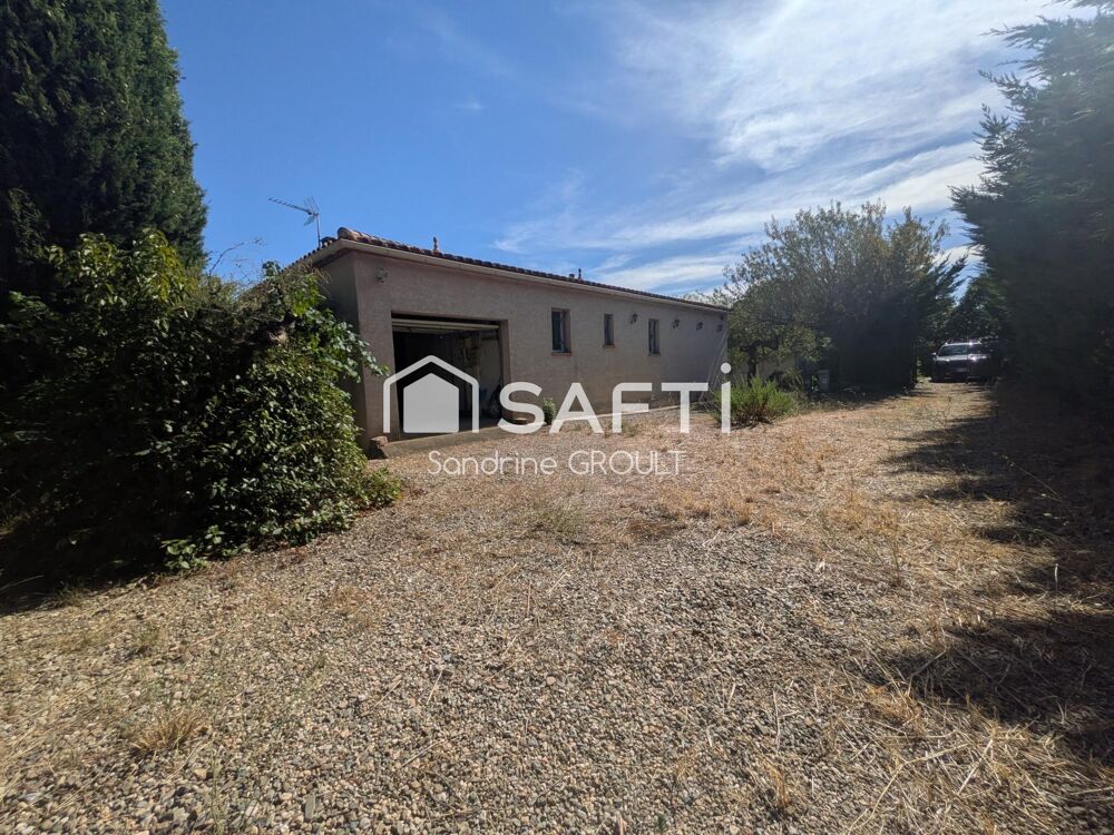 Vente Maison VILLA PLAIN-PIED sur 2 000m² DE TERRAIN – HORS LOTISSEMENT – FORT POTENTIEL Puimisson