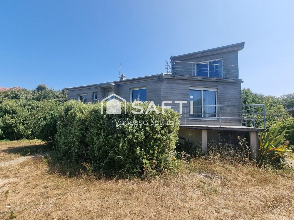 Maison 120 m² en première ligne face à la mer à Saint-Côme-de-Fresné