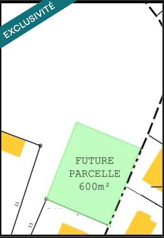  Terrain  vendre 600 m