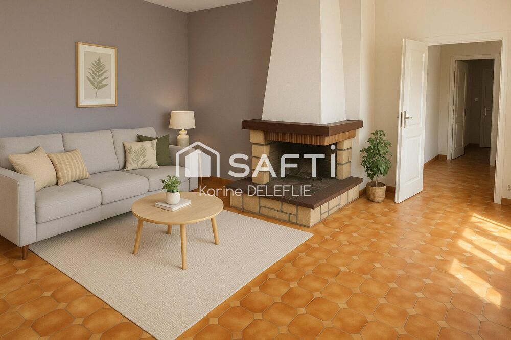 Maison T4 sur terrain de 1350m2. Au calme et sans à vis...