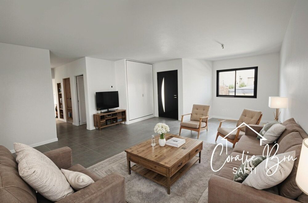 Maison familial neuve 120 m² 3 chambres, garage