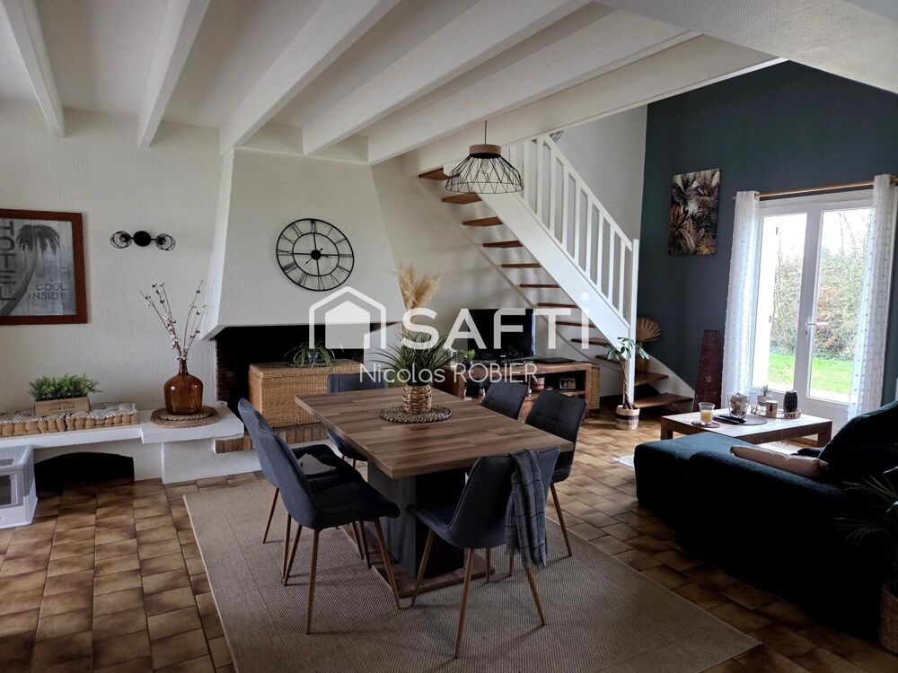 Vente Maison LUMINEUX PLAIN PIED TROIS CHAMBRES JARDIN GARAGE ! Chauray