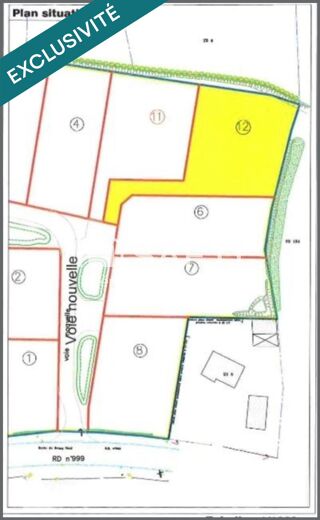  Terrain � vendre 1281 m�