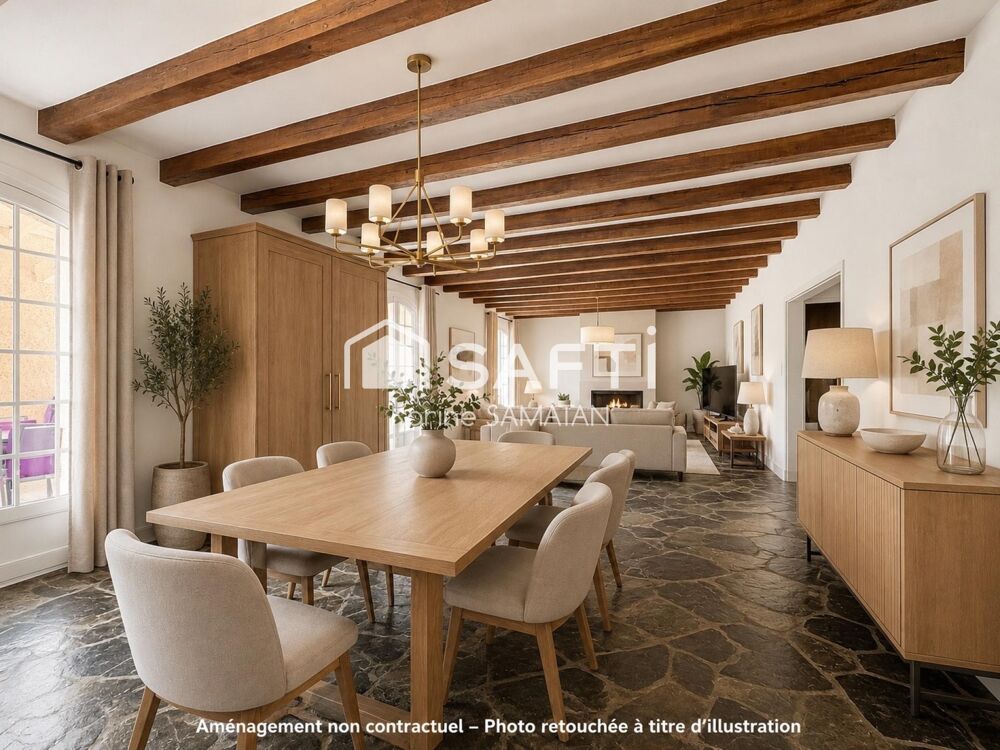 Vente Maison Montastruc-la-Conseillère - Maison  8 Pièces - 210 m² - piscine - garage - grand sous-sol Montastruc-la-conseillere