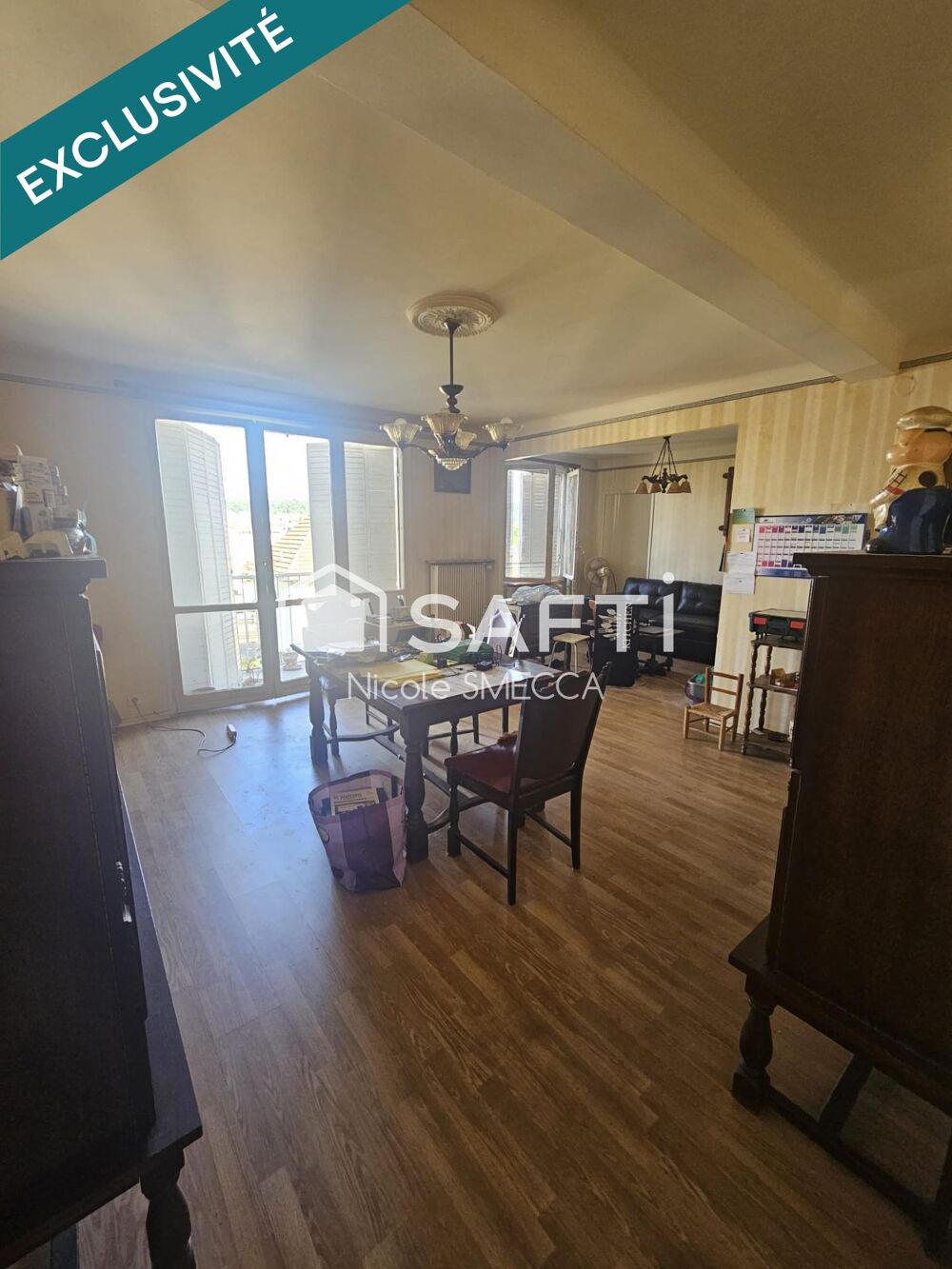 Appartement spacieux fort potentiel