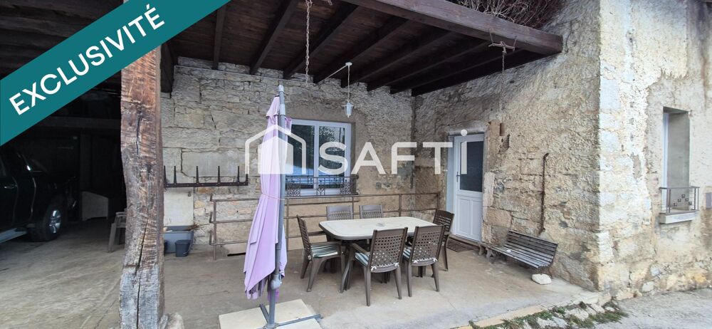 Nurieux-Volognat RARE- Ancienne ferme en pierre rénovée avec une maison principale et un logement à louer et vastes dépendances
