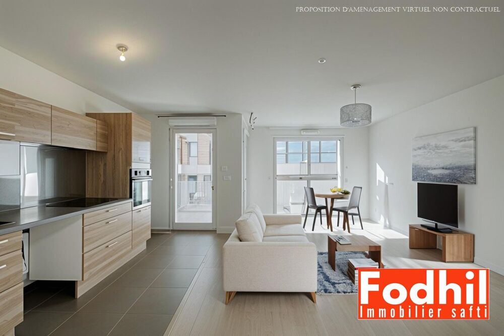 Appartement 4 pièces de 76 m²- 2 éme étage avec balcon et parking.