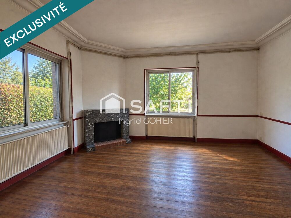 Maison familiale atelier 70m²-garage-terrain 1000 m²