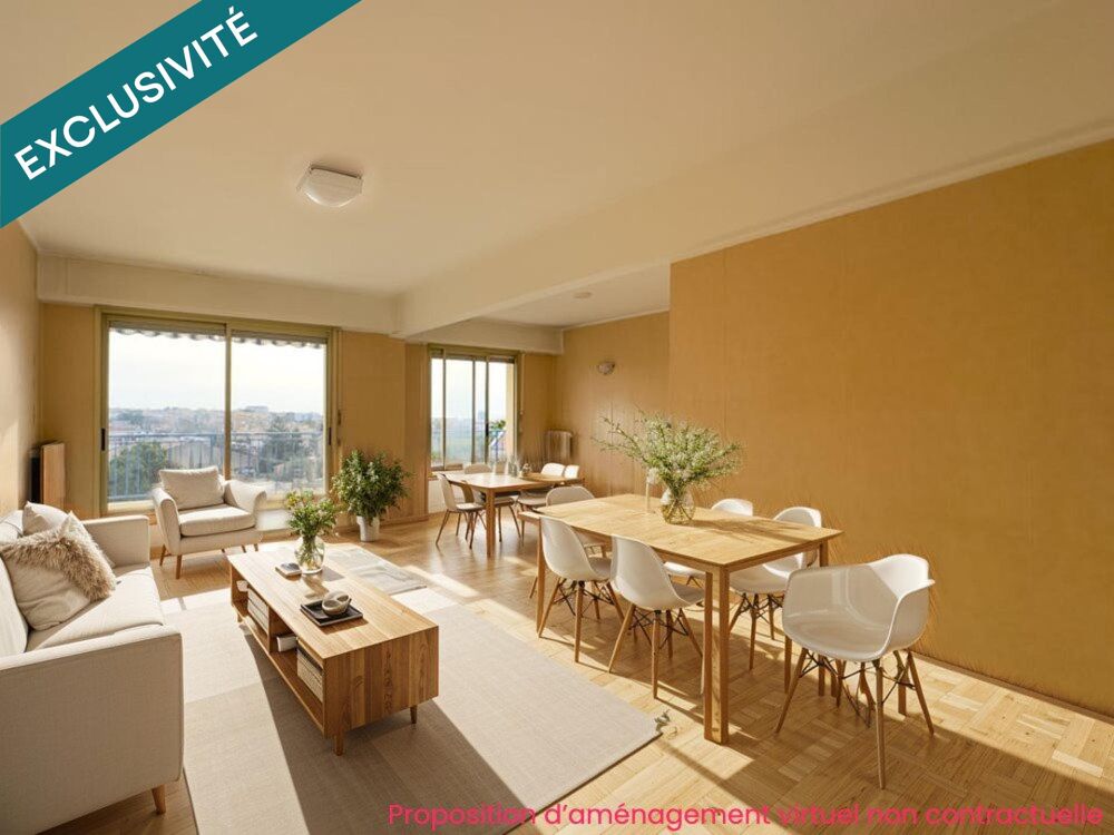 Beau 3/4 pièces 80m2,cave,parking,vue mer,terrasse