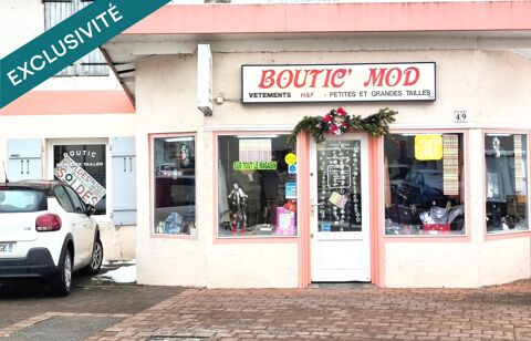 Fonds de commerce et son droit au bail d'une belle boutique de pr&ecirc;t-&agrave;-porter hommes, femmes et accessoires de mode 58000 88150 Thaon les vosges