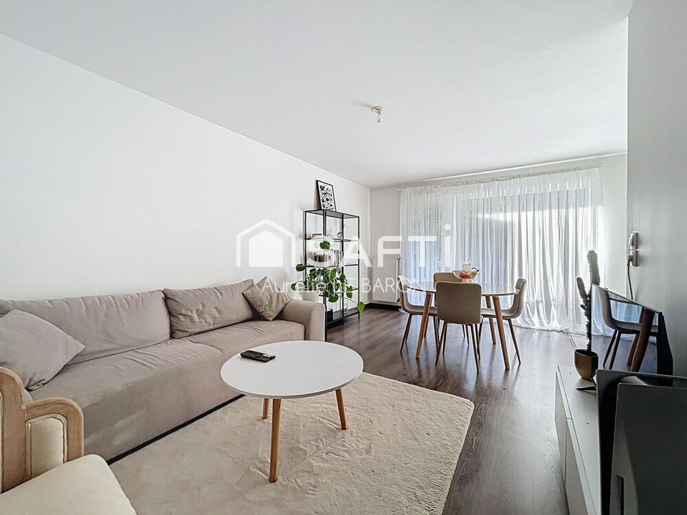Appartement 3 pièces 64,60 m²  Maxéville  Balcon  Parking  Résidence récente