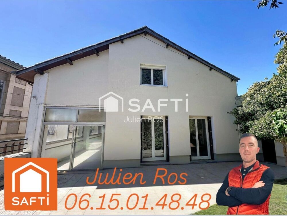 Vente Maison Rare à Maraussan : maison familiale 160 m² avec jardin, véranda, atelier et climatisation Maraussan