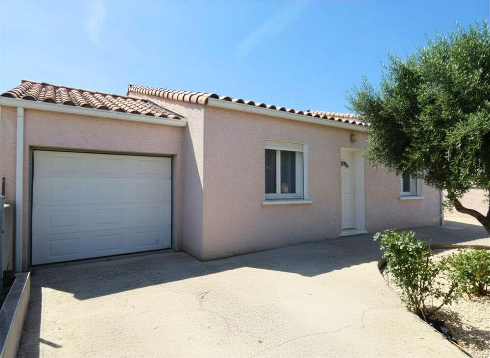 Vente Maison Villa plain pied 100m² avec 4 chambres sur un terrain de 400m² avec garage Lezignan-corbieres
