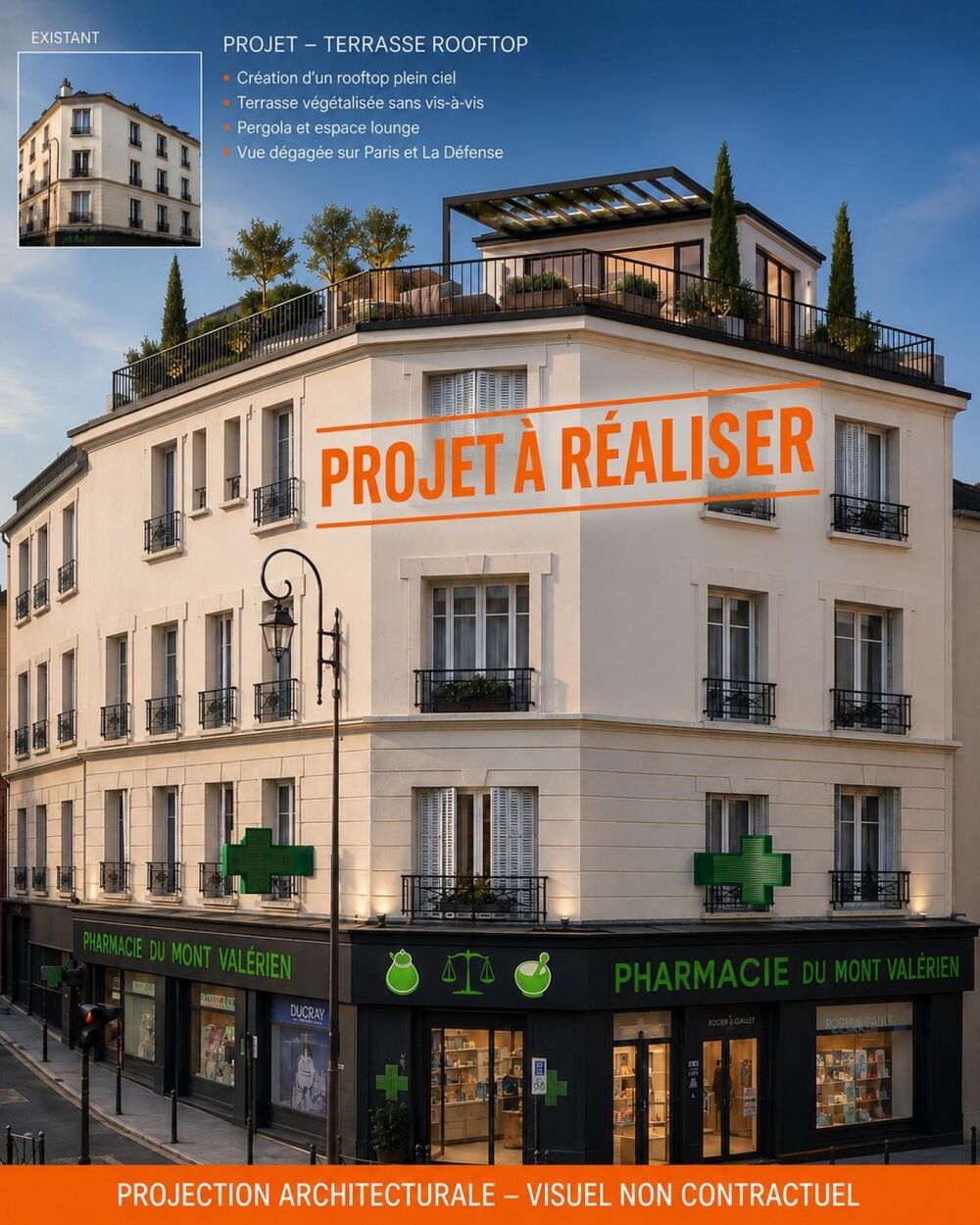 Duplex d'exception avec fort potentiel d'évolution