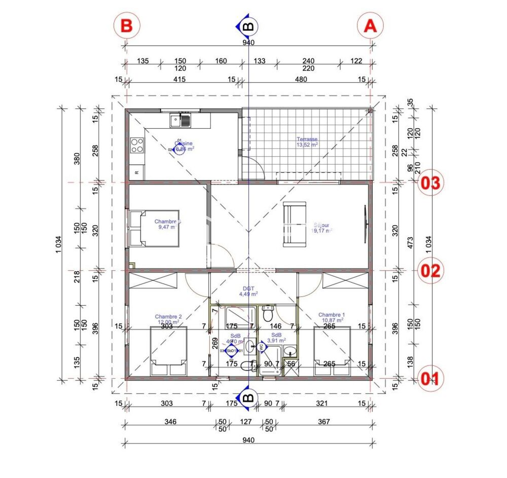 Vente Maison DERNIER LOT DISPONIBLE – VILLA T4 PLAIN-PIED Riviere-salee