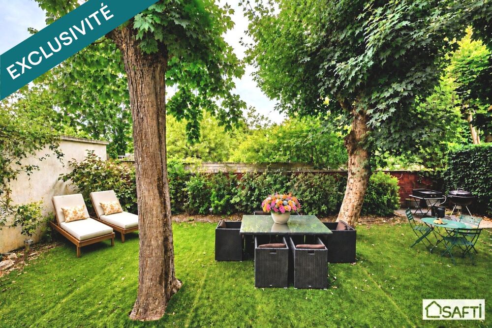 Vente Maison PONT DE LEVALLOIS. Maison de caractère 8 pièces avec JARDIN et GARAGE Courbevoie