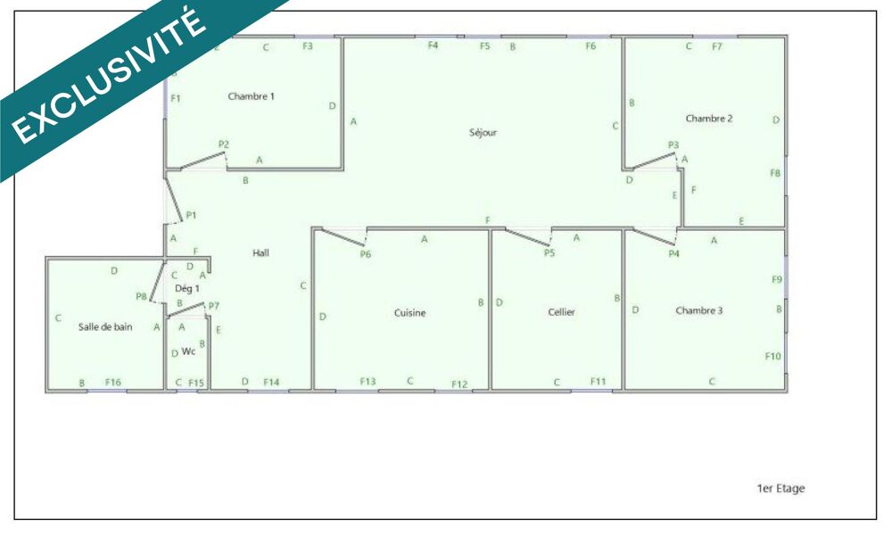 Vente Immeuble Sainte-Marie-aux-Mines – Immeuble de rapport – Investissement – 4 appartements loués – Rentabilité brute environ 7,5% Sainte-marie-aux-mines