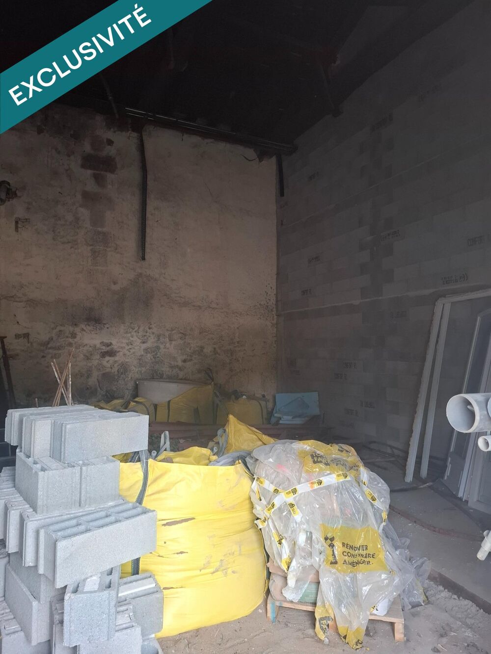 Vente Appartement offre spécial investisseur pour la création d'un appartement voir deux avec 2 places de parking Branne