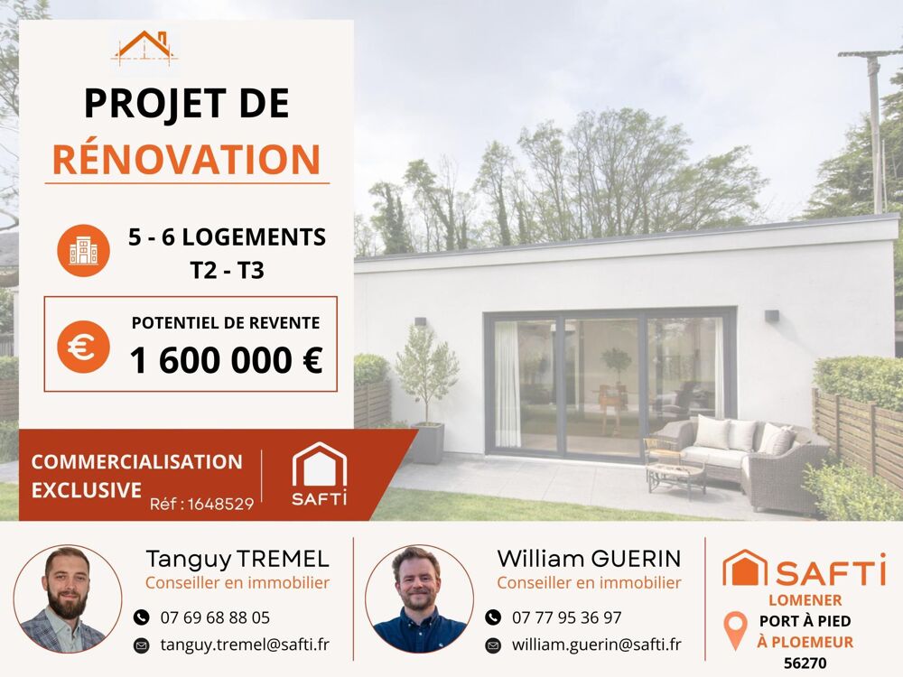 Vente Maison Opportunité rare à Lomener Ploemeur