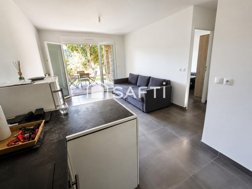 Appartement T2 en parfait état avec terrasse et jardin
