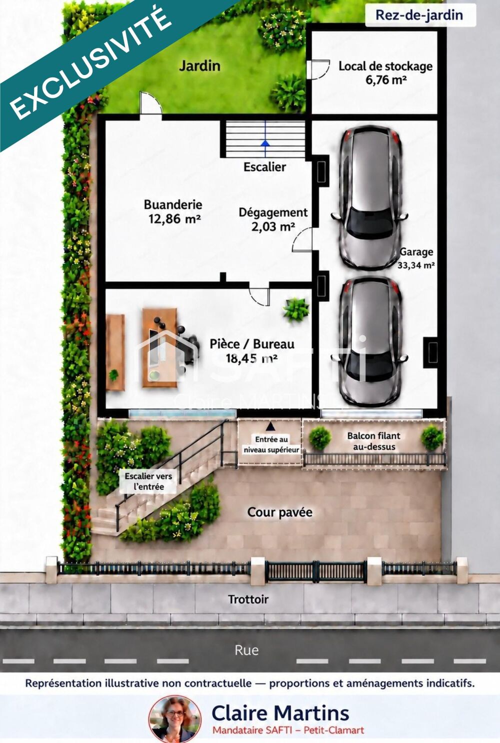 Vente Maison Charmante Maison des années 30 avec Jardin. Clamart