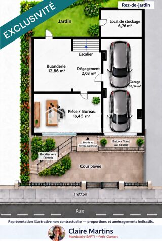 Vente Maison Charmante Maison des années 30 avec Jardin. Clamart