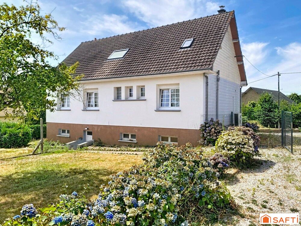 Maison de 126m², 4 chs, terrain de 1035 m², La Sauvagère