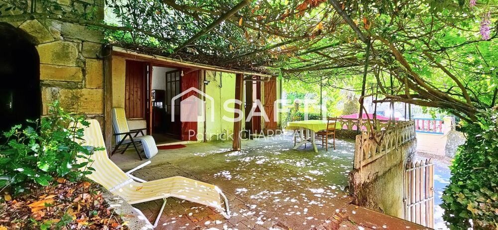 Maison en pierre - 3 chambres - Terrasse ombragée