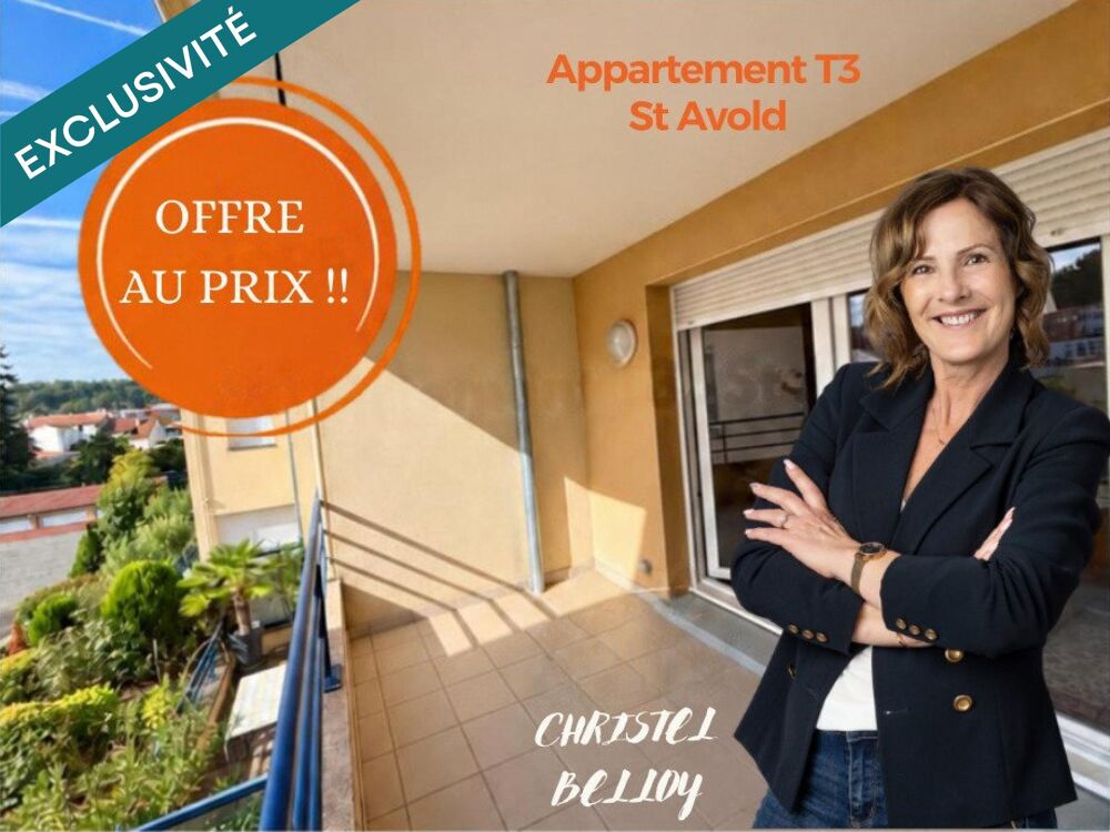 Vente Appartement Appartement 3 pièces -2 chambres avec terrasse Saint-avold