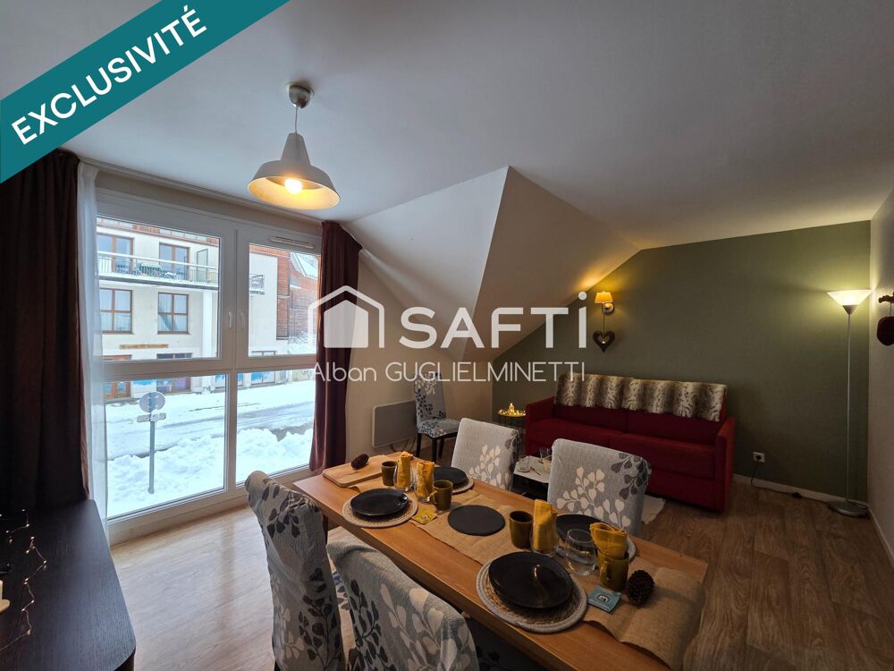 À vendre  Appartement T2 meublé à La Féclaz (Massif des Bauges, Savoie)
