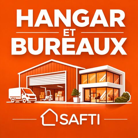 LE MUY – Hangar / Atelier et bureaux env. 800 m&sup2; avec les mezzanines – Zone industrielle (acc&egrave;s PL) 1356700 83490 Le muy