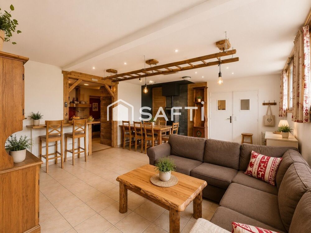Vente Appartement T4 dans un chalet de montagne avec jardin (environ 300m2) sur une parcelle de 7 687m2, à 5 minutes en voiture du centre. Villard-de-lans
