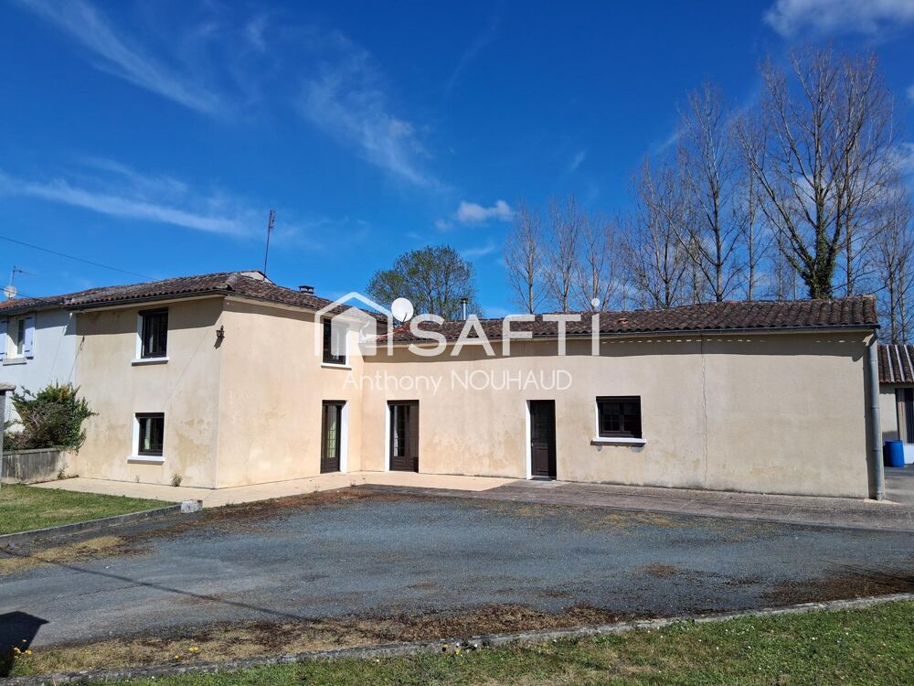 Bien avec 3 chambres, séjour, cuisine, grd garage