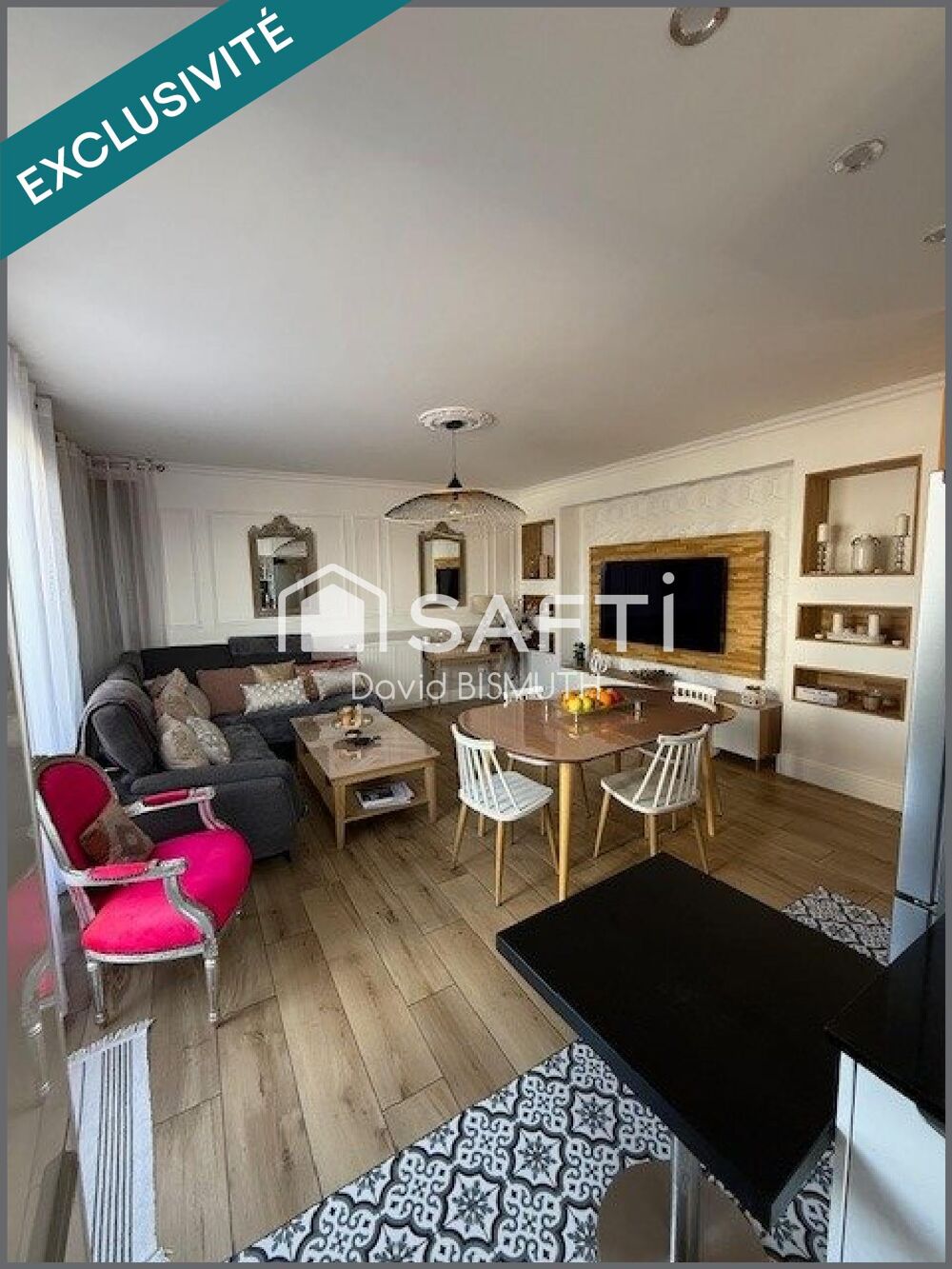 A VENDRE  Superbe Duplex 5 pièces 4 chambres de 108 m2 avec terrasse de 24 m2  Dernier étage avec ascenseur
