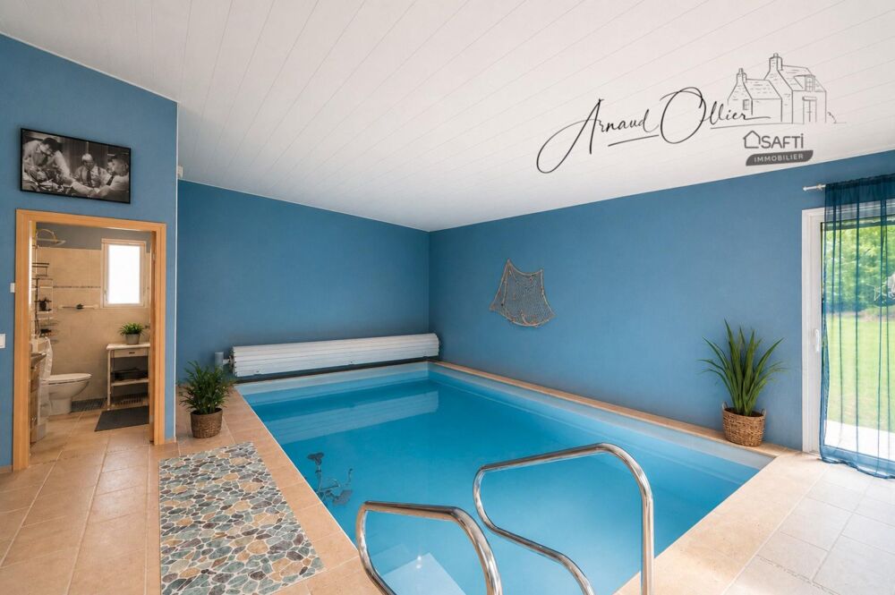 Landéda  Élégante maison familiale avec piscine intérieure à deux pas de la mer