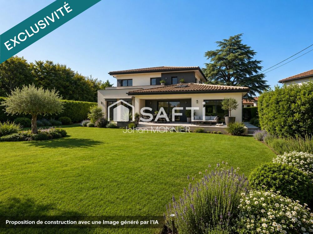 Vente Terrain Terrain à bâtir de 617 m² à quelques minutes du centre du village Chaleins